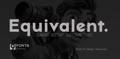 Equivalent Font Poster 1