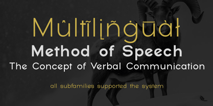 Equivalent Font Poster 3