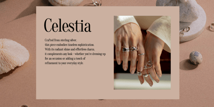 Nocturnal Sunset Font Poster 3