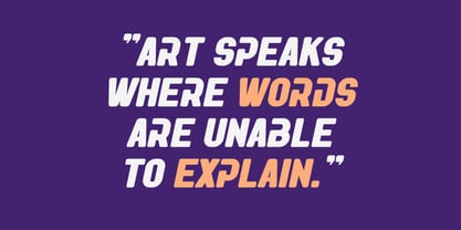 Guppie Font Poster 6