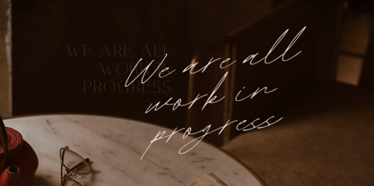 Joanne Smith Font Poster 4