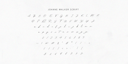 Joanne Smith Font Poster 7