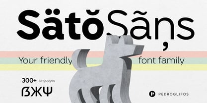 Sato Font Poster 1