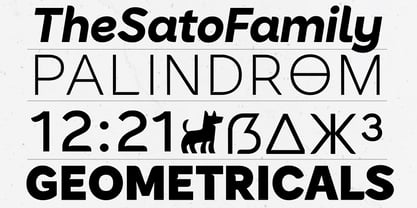 Sato Font Poster 6