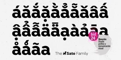 Sato Font Poster 10