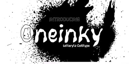 Oneinky Font Poster 1