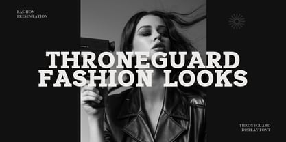 Throneguard Display Font Poster 4