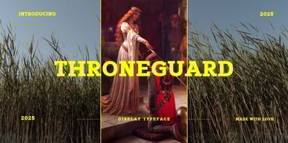 Throneguard Display Font Poster 1