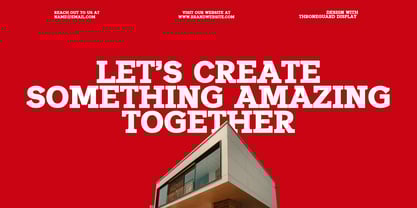 Throneguard Display Font Poster 8