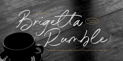 Brigetta Rumble Font Poster 1
