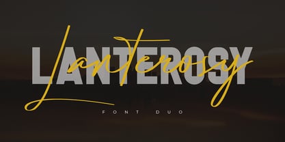 Lanterosy Font Poster 1