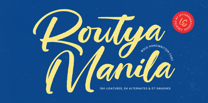 Routya Manila Font Poster 1
