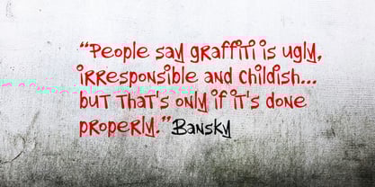 Spraynter Font Poster 3