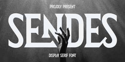 Sendes Font Poster 1