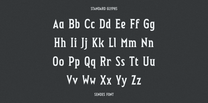 Sendes Font Poster 2