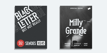 Sendes Font Poster 5