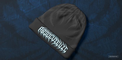 Death Blizard Font Poster 9