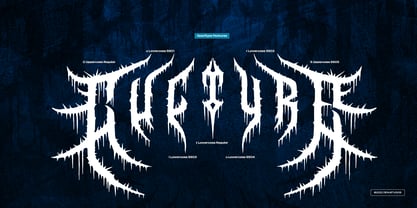 Death Blizard Font Poster 10