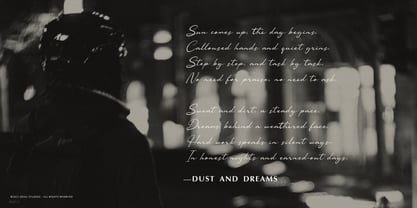Hughorainy Font Poster 4