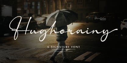 Hughorainy Font Poster 1