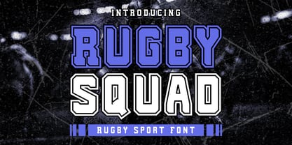 Rugby Squad Font | Webfont & Desktop | MyFonts