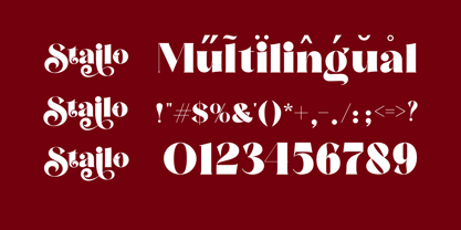 Stailo Font Poster 11