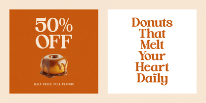 Hot Caramel Delight Font Poster 4