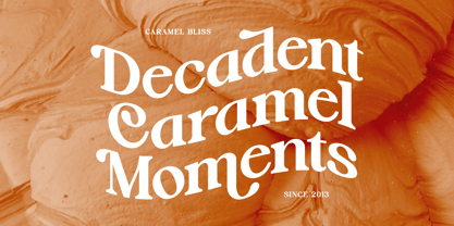 Hot Caramel Delight Font Poster 10