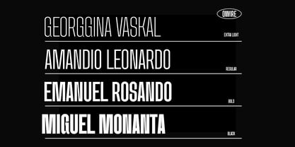 Onvire Font Poster 4