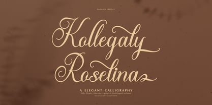 Kollegaly Rosalina Font Poster 1