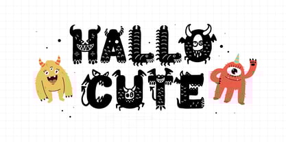 Hallocute Font Poster 4