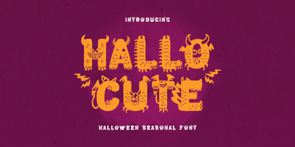 Hallocute Font Poster 1
