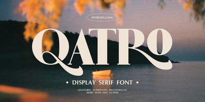 Qatro Font Poster 1