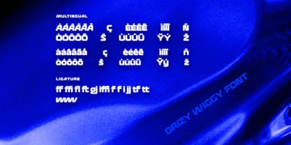 Drizy Wiggy Font Poster 8