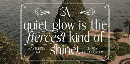 Kastleria Font Poster 4
