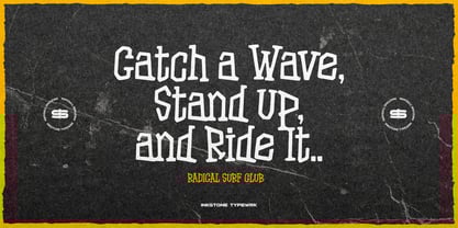 Drift Waves Font Poster 6