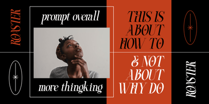 Romofer Font Poster 2