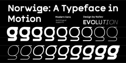 Norwige Font Poster 2