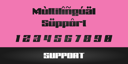 Speeded Font Poster 9