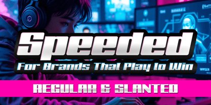 Speeded Font Poster 1