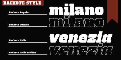 Bachote Font Poster 3