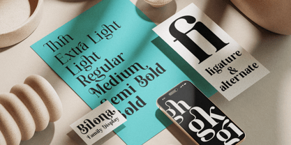 Bilona Font Poster 2