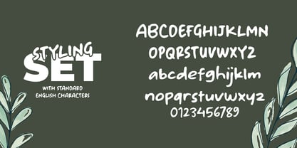 Glimmer Quirk Font Poster 4