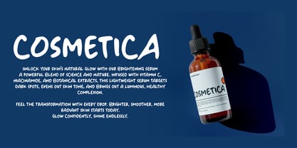 Glimmer Quirk Font Poster 5