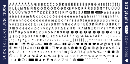 Barrierefrei Sans Font Poster 4