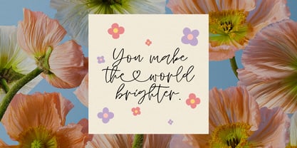 Auguste&Ophelia Font Poster 8