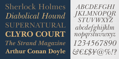 Baskerville Font Poster 3