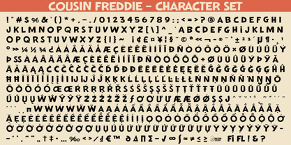 Cousin Font Poster 7