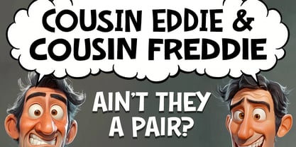 Cousin Font Poster 1