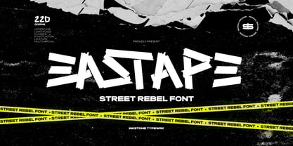 Eastape Font Poster 1
